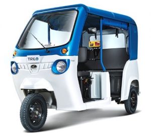 Mahindra Treo e-rickshaw, a low cost electric vehicle from India