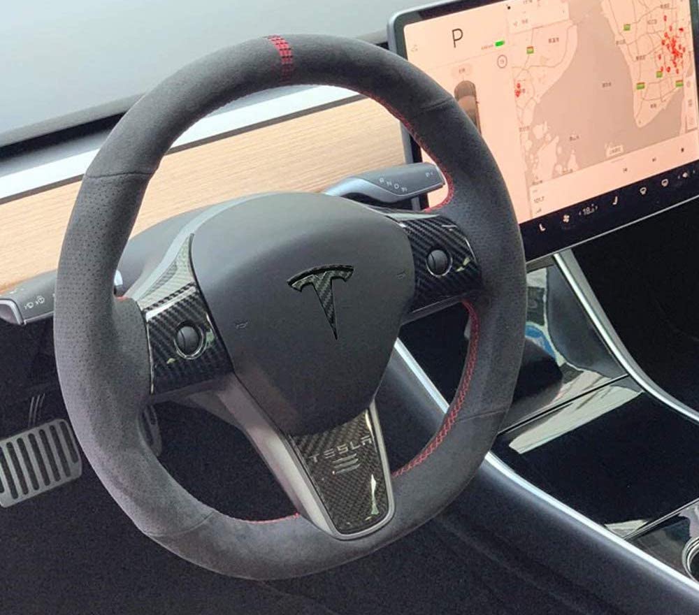 Tesla Model 3 Steering Wheel Decoration Covers