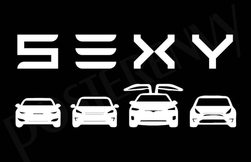 Tesla SEXY S3XY poster